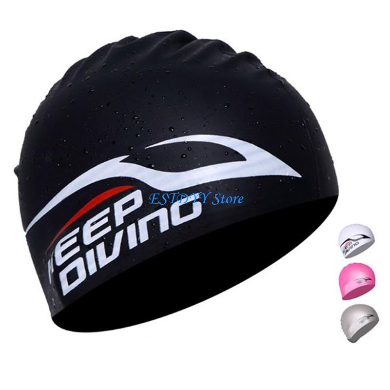 Swim Hat Silicone - G6DE Silikon-Badekappe für Damen und Herren,