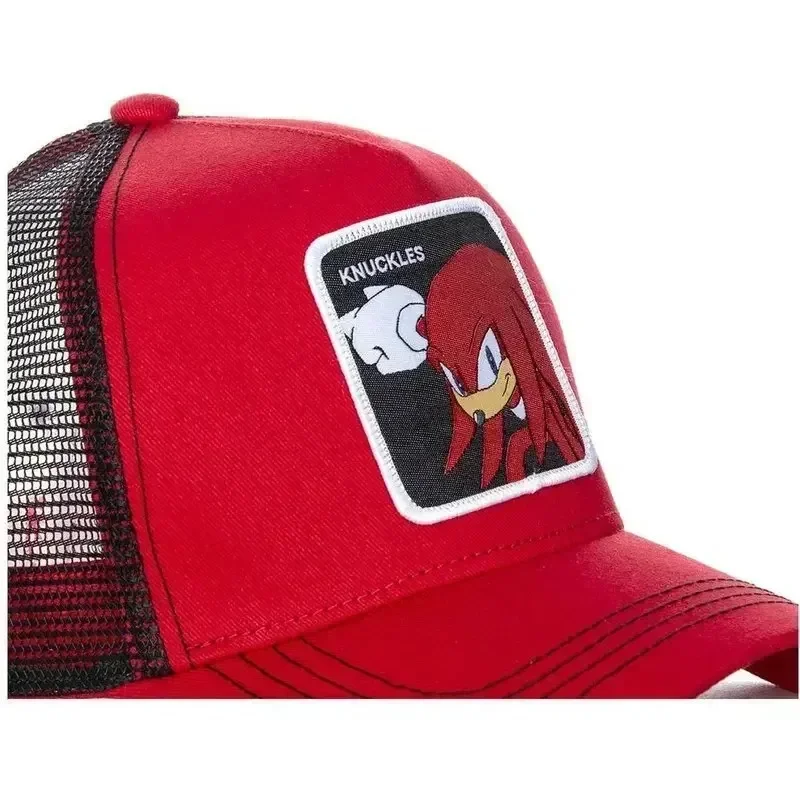 Trucker Cap Mesh - Neue Cartoon-Sommer-Sonices-Baseballkappen, atmungsaktive Mesh-Trucker-Sonnenhüte, verstellbare Hip-Hop-Hüte
