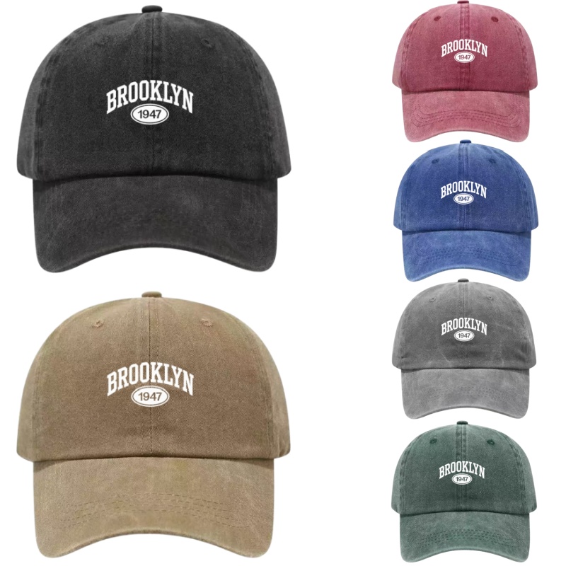 Brooklyn 1947 Bedruckte Baseba – Golf Cap Dad Bewertung und Preis