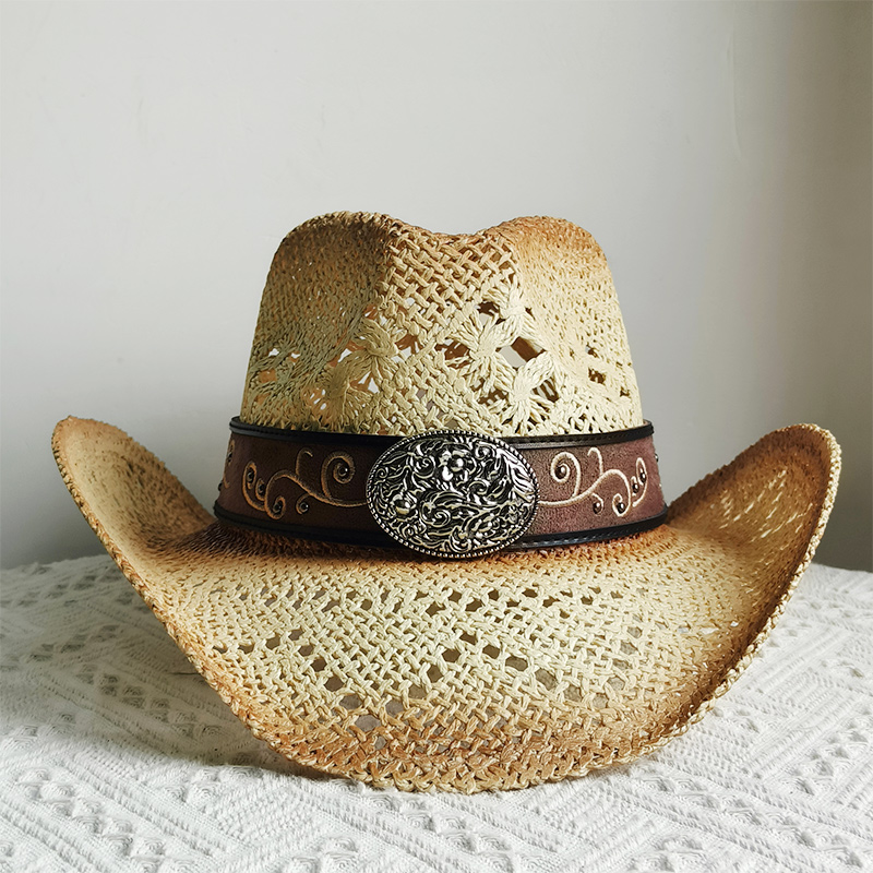 Neue Männer Cowboy Strohhut Fr – Cowboy Hat Straw Bewertung und Preis