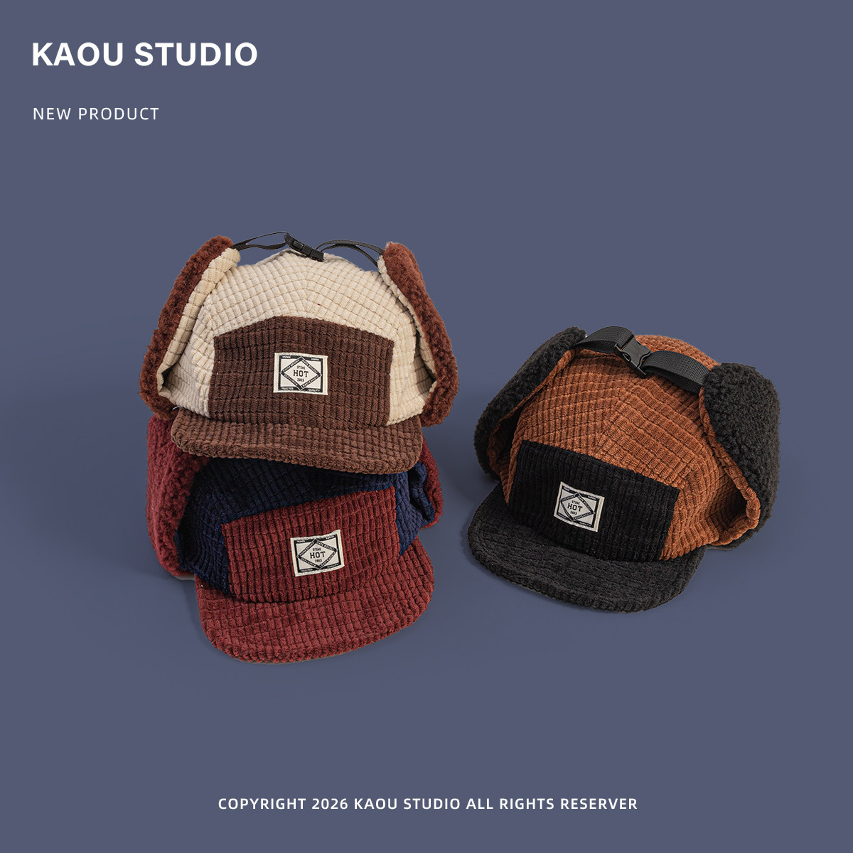 Koreanischer Waffel-Corduroy V – Corduroy Cap 5 Panel Bewertung und Preis